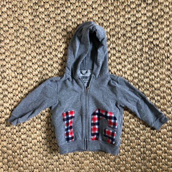 Il Gufo softwear boys zip hoodie 18m grey - Picture 1 of 3